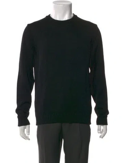Pre-owned Zanone Virgin Wool Crew Neck Pullover In Green