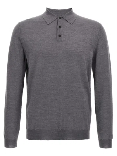 Zanone Virgin Wool Polo Shirt