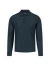 Zanone Virgin Wool Polo Shirt In Green