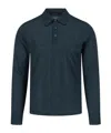 Zanone Long Sleeve Fitted Crewneck Sweater In Green