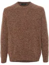 Zanone Virgin-wool Sweater In Braun