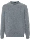 Zanone Virgin-wool Sweater In Grau