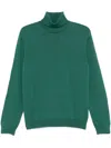 Zanone Virgin Wool Sweater In Green