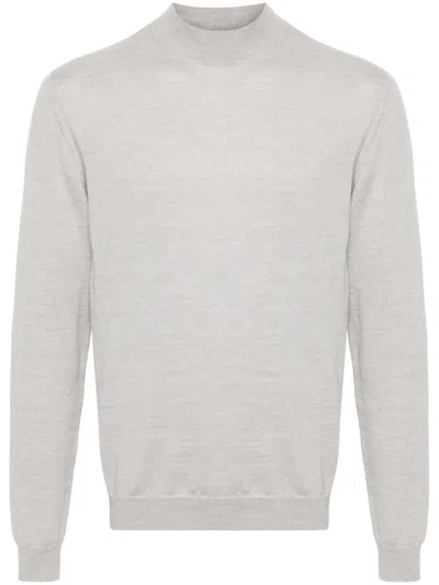 Zanone Virgin-wool Jumper In Grey