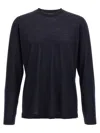 Zanone Virgin Wool T-shirt In Navy