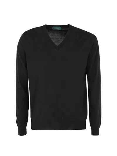 ZANONE ZANONE V-NECK BASIC PULLOVER