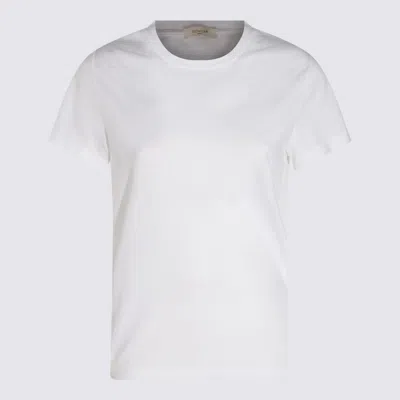 Zanone White Cotton T-shirt In Multicolor