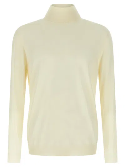 ZANONE WHITE DV SWEATER