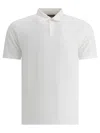 Zanone Short-sleeved Polo Shirt With Traditional Collar In Transparent