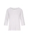 Zanone White Sweater With 3/4 Sleeve