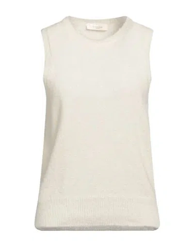 Zanone Woman Sweater Ivory Size 6 Alpaca Wool, Polyamide, Wool In White