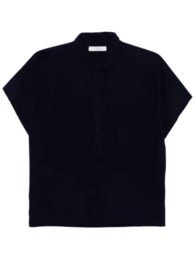 Zanone Black Shirt Collar Polo
