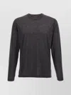 Zanone Wool Crew Neck Sweater With Long Sleeves In Black