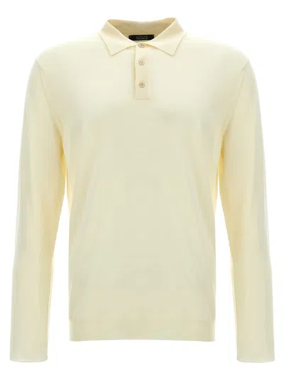 ZANONE ZANONE WOOL KNIT POLO SHIRT WITH CLASSIC COLLAR AND BUTTON PLACKET
