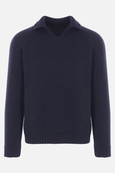 ZANONE ZANONE WOOL POLO SHIRT