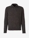 Zanone Wool Sweater In Offers A Relaxed Silhouette