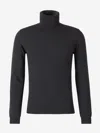 Zanone Wool Turtleneck Sweater In Blue