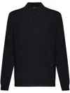 Zanone Ribbed Cuffs And Hem Polo Shirt