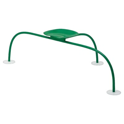 Pre-owned Zanotta Allunaggio Outdoor/indoor Seat By Achille And Pier Giacomo Castiglioni In Blue