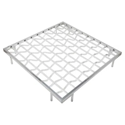 Pre-owned Zanotta Andrea Branzi For  Glass & Nickel Centerpiece '1999' In Gray
