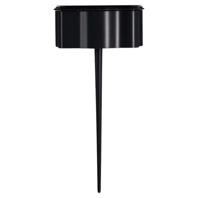 Pre-owned Zanotta Black Carlino Cm Console Homage To Carlo Mollino