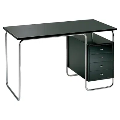 Pre-owned Zanotta Black Or White Comacina Desk By Piero Bottoni