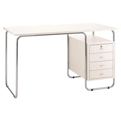 Pre-owned Zanotta Black Or White Comacina Desk By Piero Bottoni