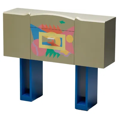 Pre-owned Zanotta Cantaride Bar Cabinet By Alessandro Mendini For , Italy, 1980s In Brown
