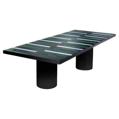 Pre-owned Zanotta Customizable  Riga-riga Table By Pierre Charpin In Black