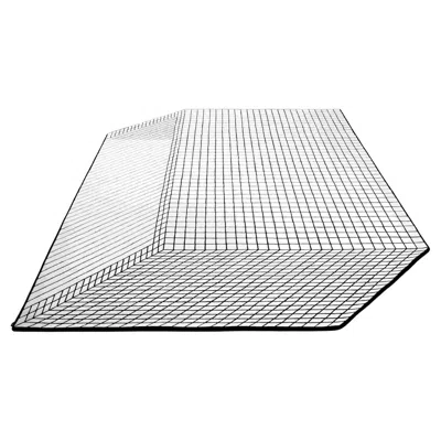 Pre-owned Zanotta Customizable Zantota Quaderna 150 Carpet By Superstudio In Gray
