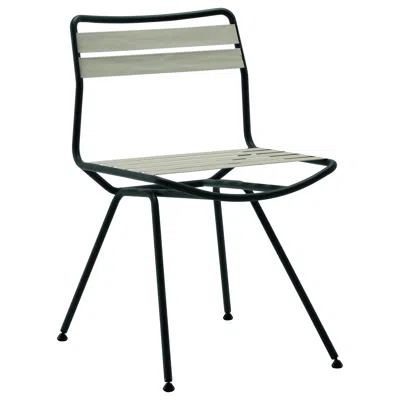 Pre-owned Zanotta Dan Chair In String Elastic Seat & Back With Black Stainless Steel Frame