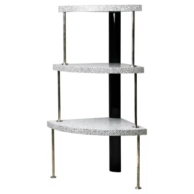 Pre-owned Zanotta Ettore Sottsass Cantone Corner Shelves, Italy, 1981 In Brown