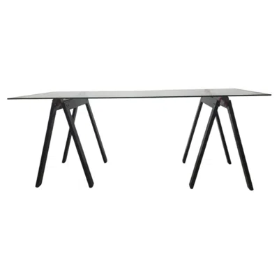 Pre-owned Zanotta Gaetano Table By Gae Aulenti For  In Black