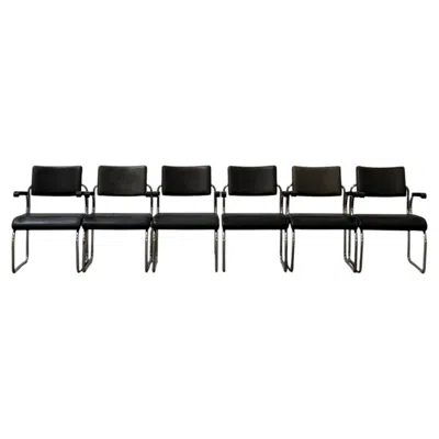 Pre-owned Zanotta Giuseppe Terragni, Sant Elia Chair, , Italy, Design Classic In Black