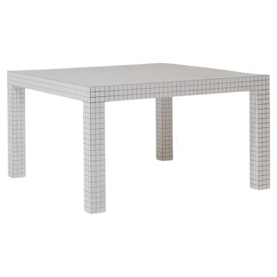 Pre-owned Zanotta Iconic Quaderna Dining Table By Superstudio For , Italy, 1970 In Gray