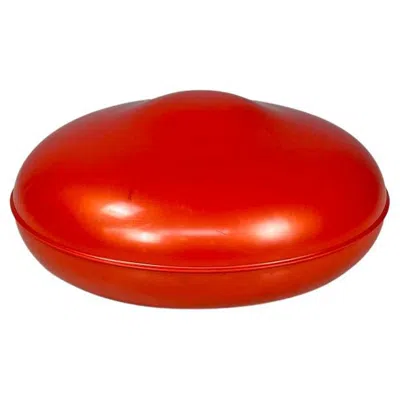 Pre-owned Zanotta Italian Post-modern Pouf By Fabrizio Bertero And Andrea Panto For  1990s In Red