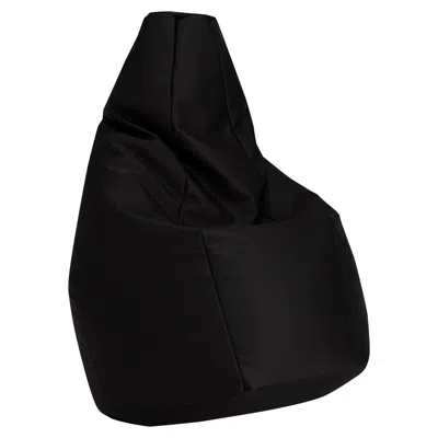 Pre-owned Zanotta Large Sacco In Black Vip Fabric By Gatti, Paolini, Teodoro