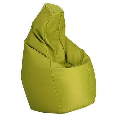 Pre-owned Zanotta Large Sacco In Green Vip Fabric By Gatti, Paolini, Teodoro