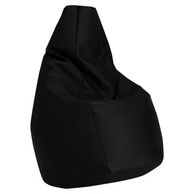 Pre-owned Zanotta Medium Sacco In Black Vip Fabric By Gatti, Paolini, Teodoro