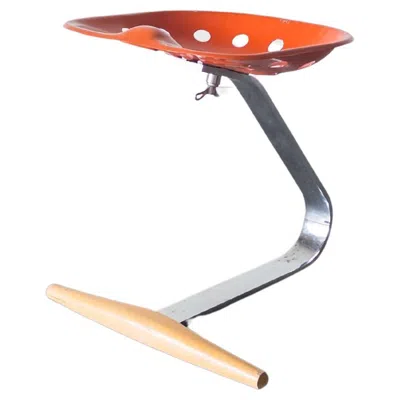 Pre-owned Zanotta Mezzadro Stool By Achille And Pier Giacomo Castiglioni For , 1970s In Brown
