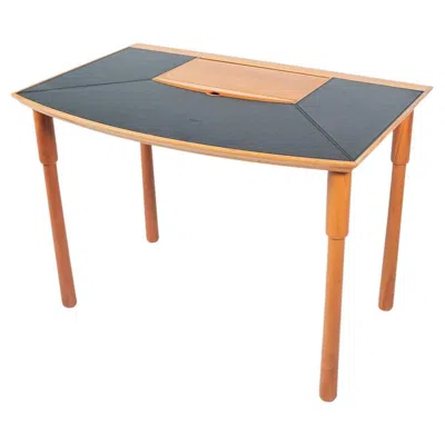 Pre-owned Zanotta Mid-century Modern Desk By , Italy In Brown
