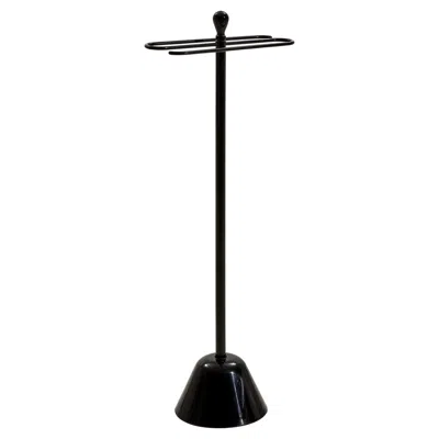 Pre-owned Zanotta Servietto Towel Rack Achille Castiglioni For , Italy In Black