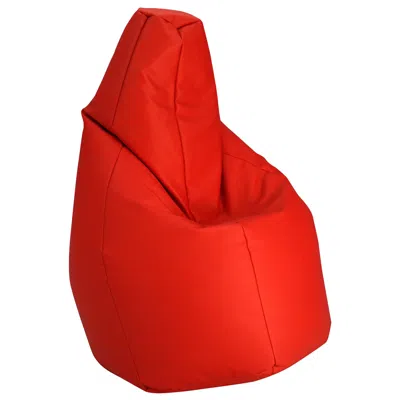 Pre-owned Zanotta Small Sacco In Red Vip Fabric By Gatti, Paolini, Teodoro