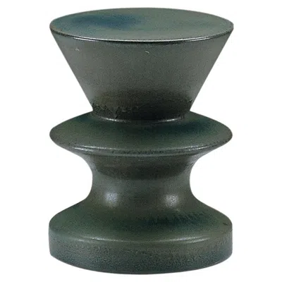 Pre-owned Zanotta Zeus Occasional Small Table In Porcelainized Grès By Prospero Rasulo In Black