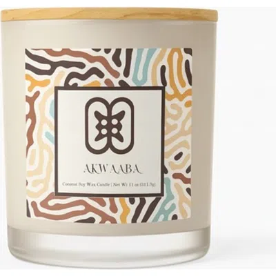 Zansette Home Akwaaba Candle 11oz In White