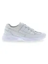 Zanzara Men's Leather & Mesh Sneakers In White