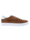 Zanzara Men's Padua Suede Sneakers In Cognac