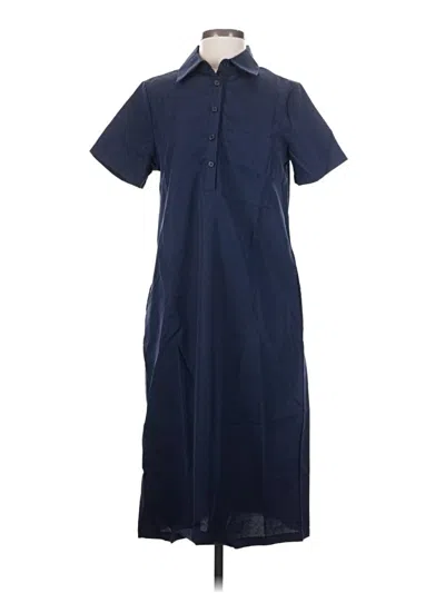 Pre-owned Zanzea Collection Casual Dress In Blue