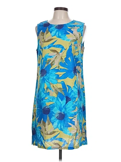 Pre-owned Zanzea Collection Casual Dress In Blue