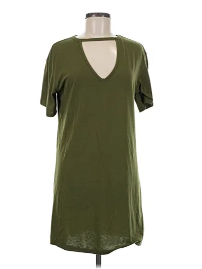 Pre-owned Zanzea Collection Casual Dress In Green